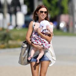 Una Healy with baby Aoife