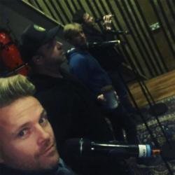 Westlife in the studio (c) Instagram 