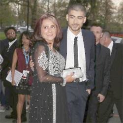 Zayn Malik and his mother Tricia