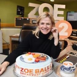 Zoe Ball's first breakfast show (c) BBC/Sarah Jeynes