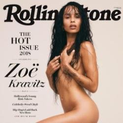 Zoe Kravitz on the Rolling Stone magazine cover