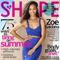 Zoe Saldana for Shape magazine