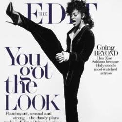 Zoe Saldana on The The EDIT cover