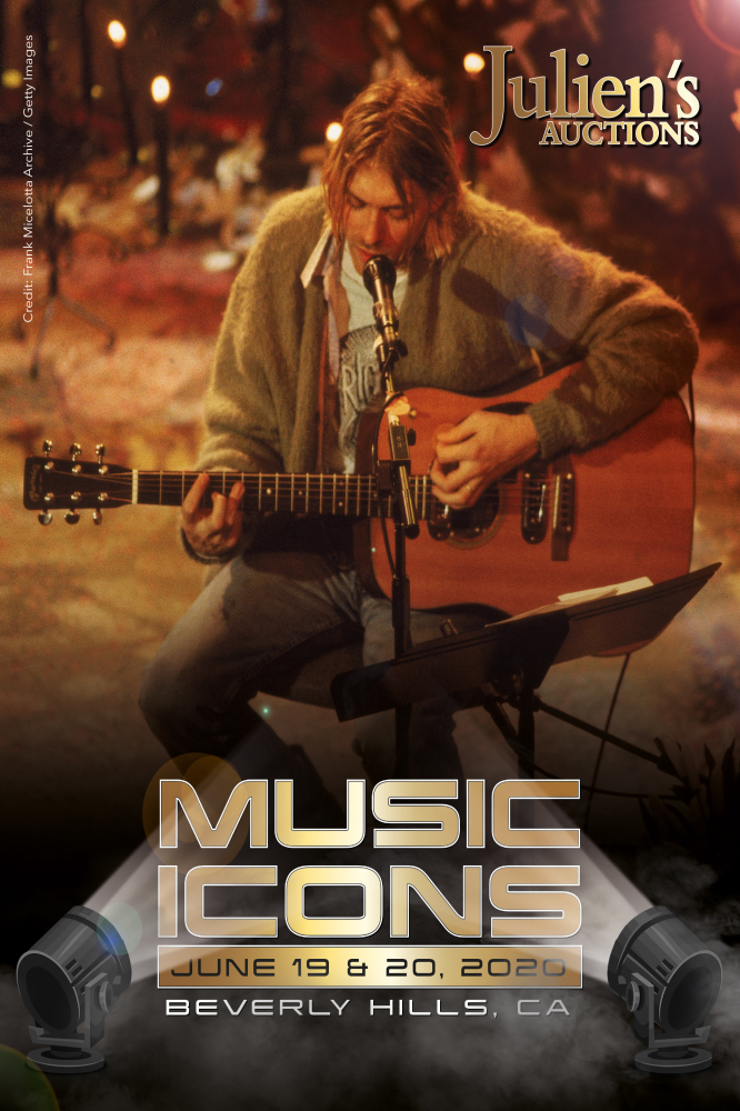 Kurt Cobain’s MTV Unplugged guitar going under the hammer