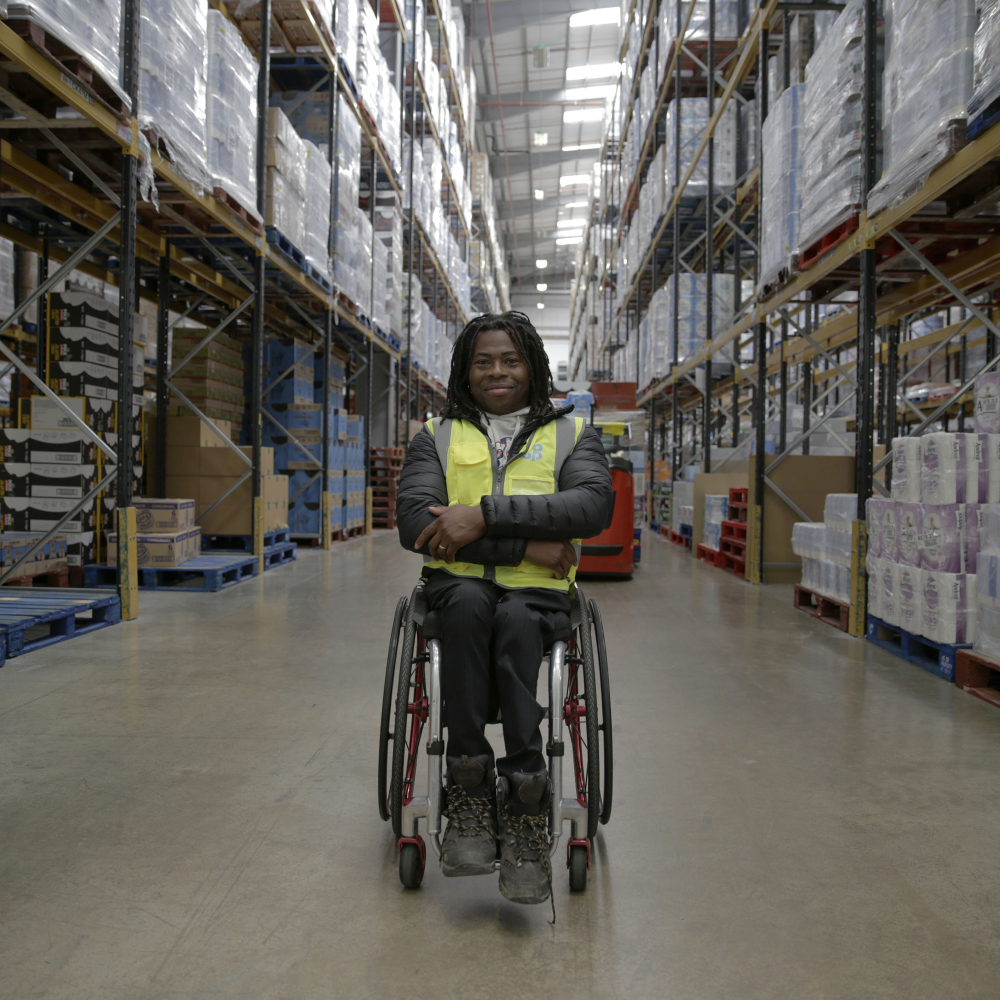 Ade Adepitan, in Keeping Britain Fed (BBC Studios - Photographer: Marco Cervi/PA)