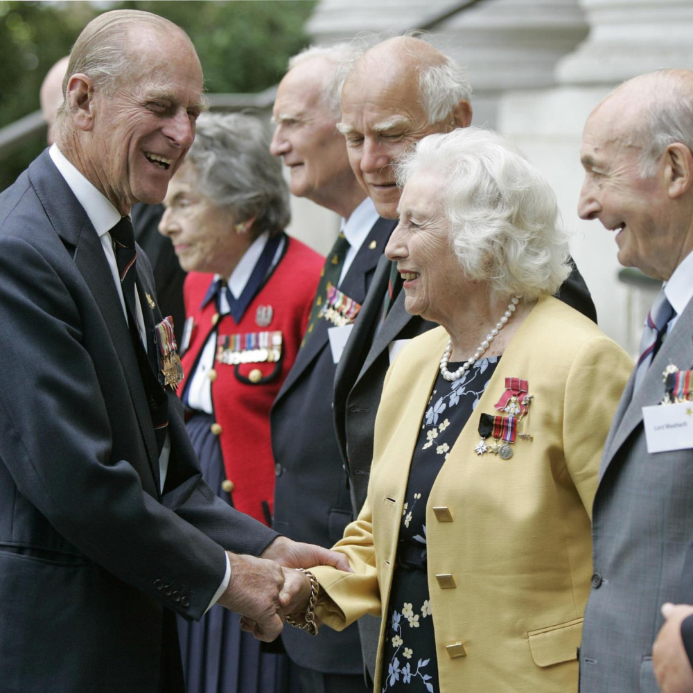 DAME VERA LYNN AT 90 60th anniversary of VJ Day  Imperial War Museum