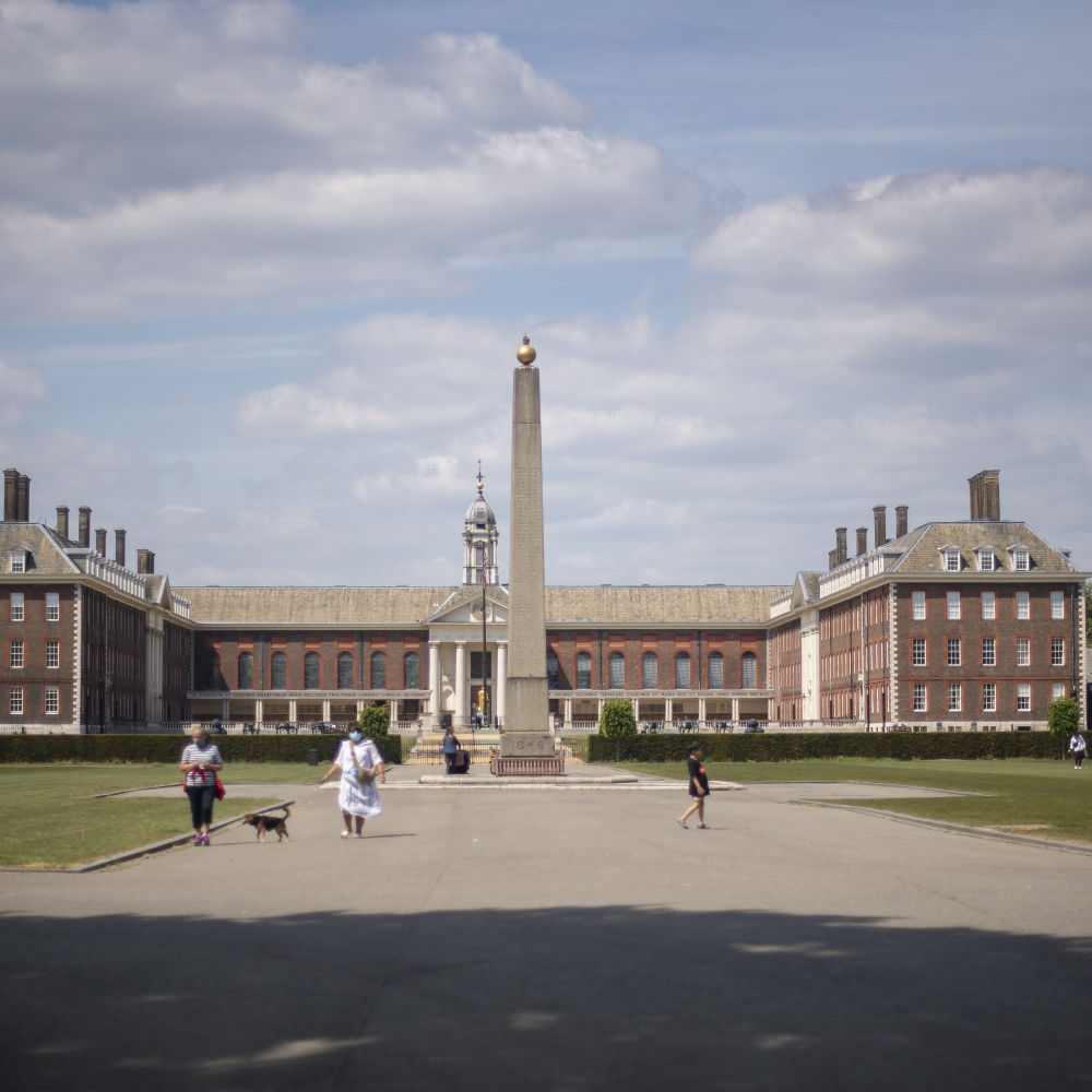 The grounds of Royal Hospital Chelsea in London