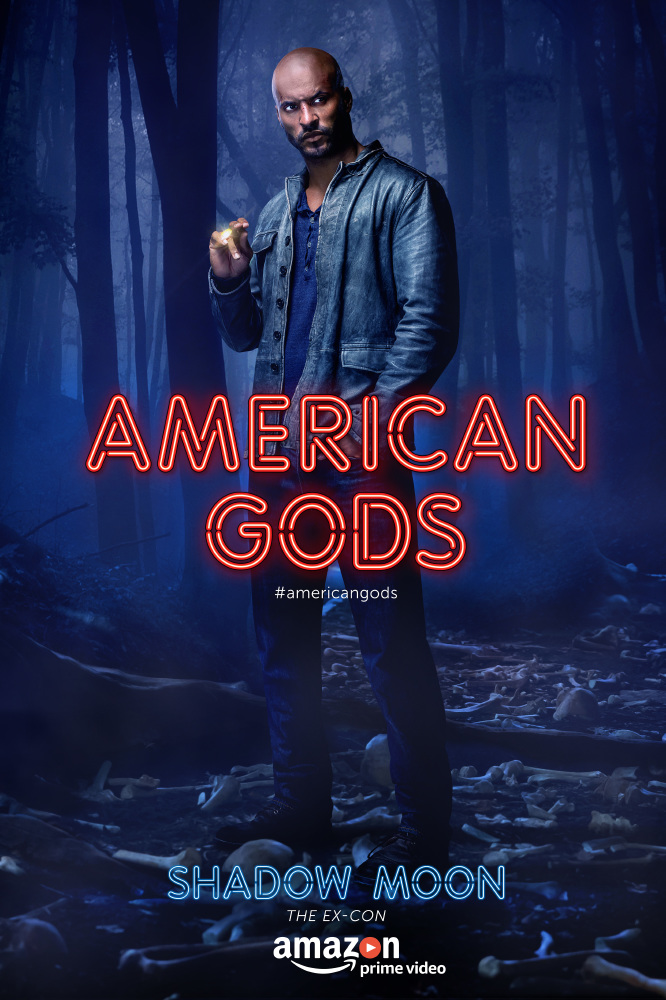 Ricky Whittle as Shadow Moon in American Gods
