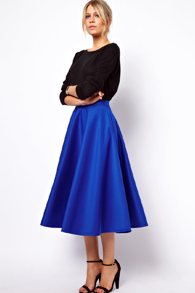 14 Stylish Full Midi Skirts We Love