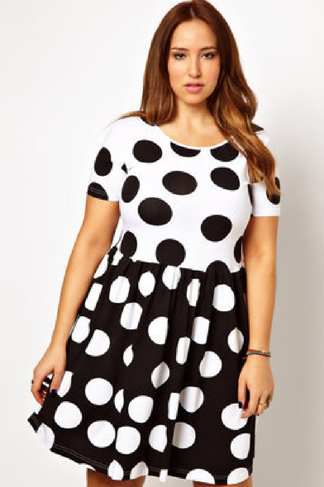 This ASOS Curve spot dress is easy to wear