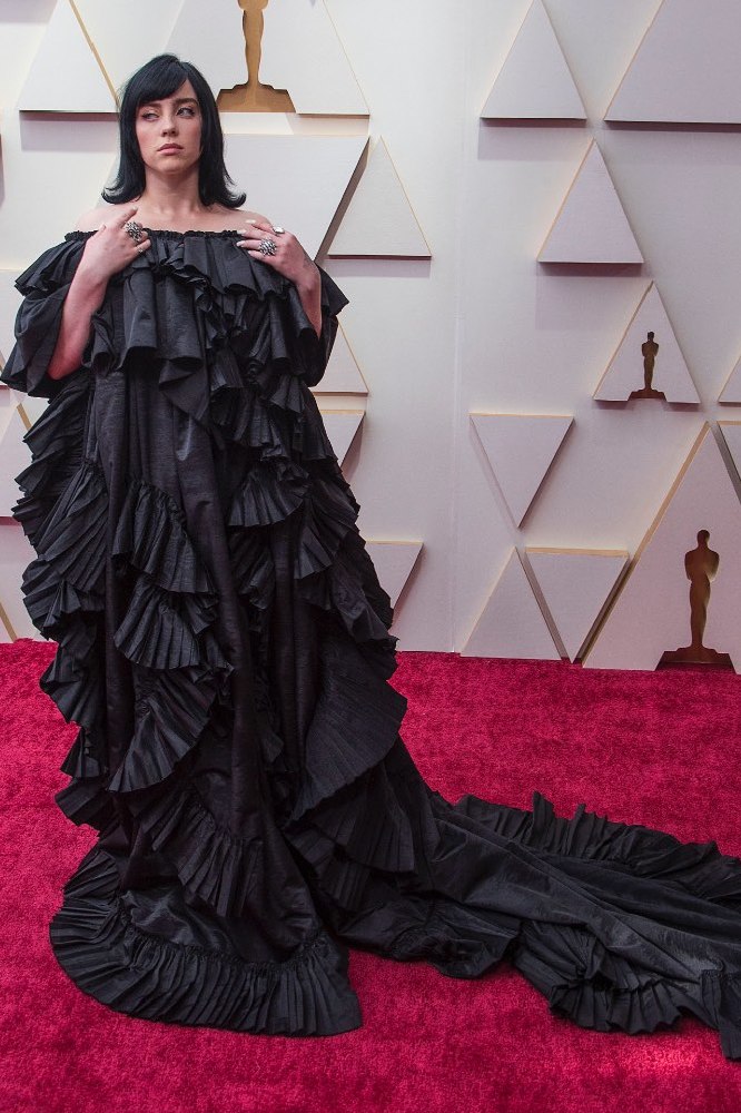Billie Eilish in Gucci at the 2022 Oscars / Image credit: Prensa Internacional/Zuma Press/PA Images