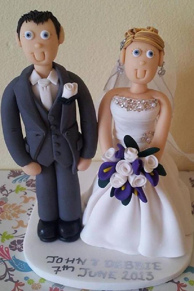 The rise of the personalised wedding cake topper