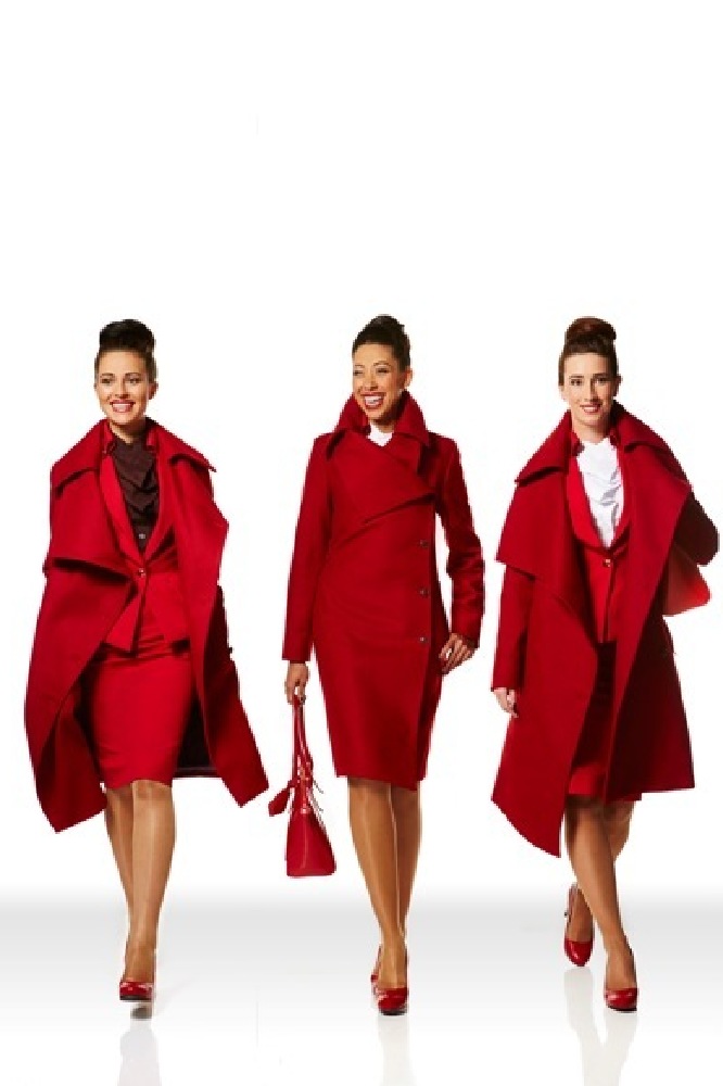 The Cabin Crew ladies will look sleek and stylish in their new uniforms