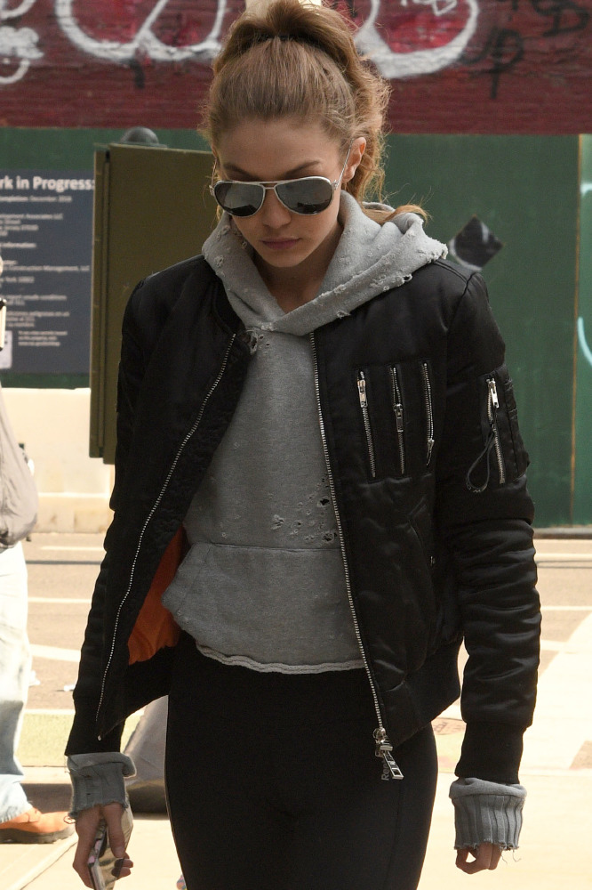 Gigi Hadid out and about in New York on January 16