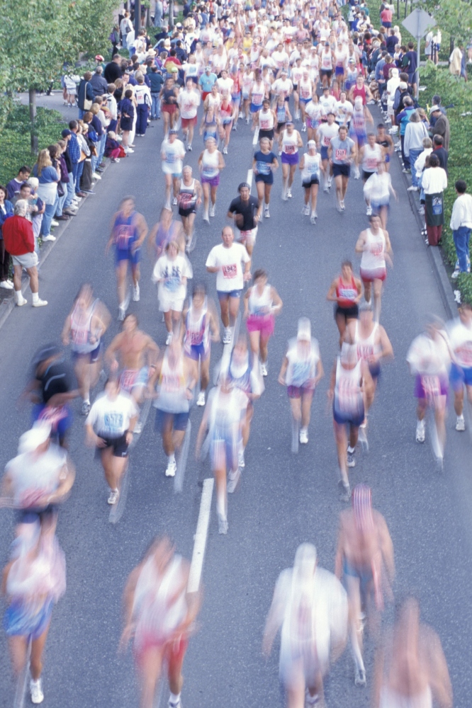 Will you be taking part in the marathon tomorrow?