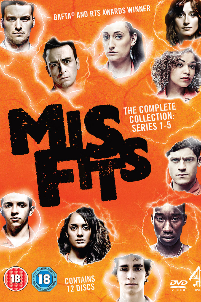 Misfits Season 1-5 Boxset