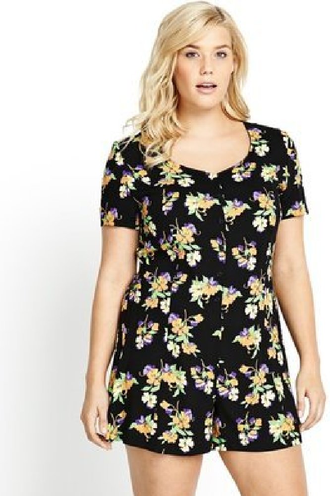This plus size playsuit is perfect for spring style