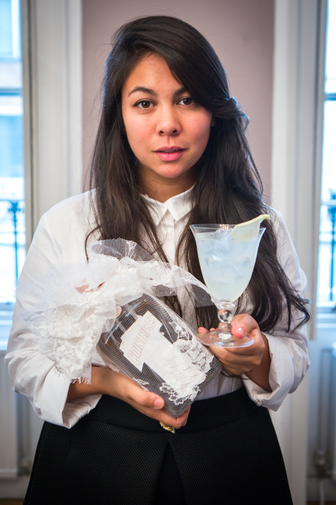 Simone Rocha and the bottle she has designed