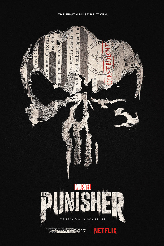 The Punisher Jon Bernthal 2017 Netflix Marvel TV Series Poster 13×20 24×36 32×48