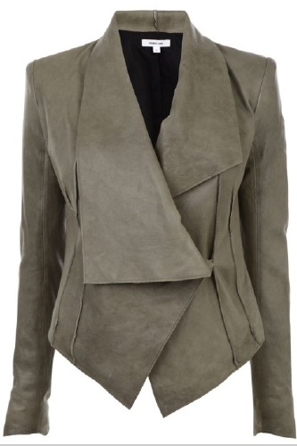 Drape Leather Jacket: Designer or Deal?