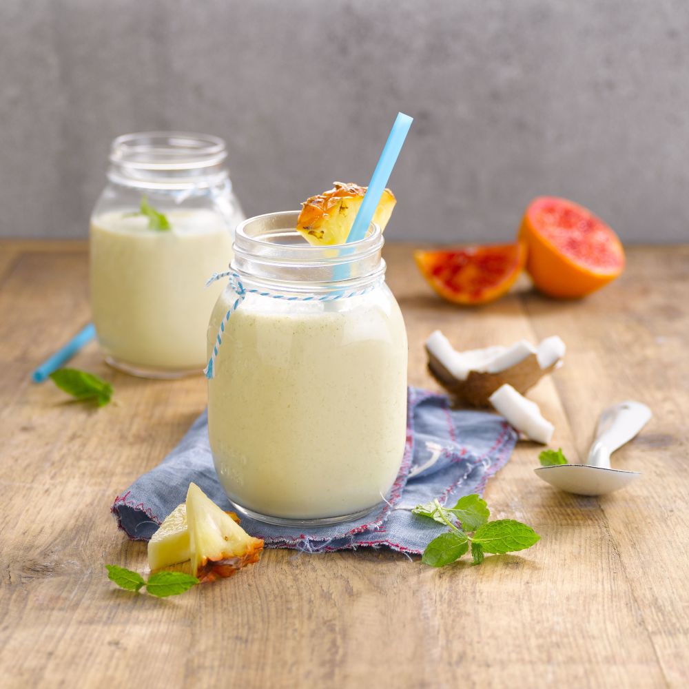 Coconut, Pineapple and Blood Orange Smoothie