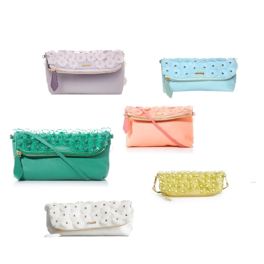 The Burberry Petal clutch is perfect for spring