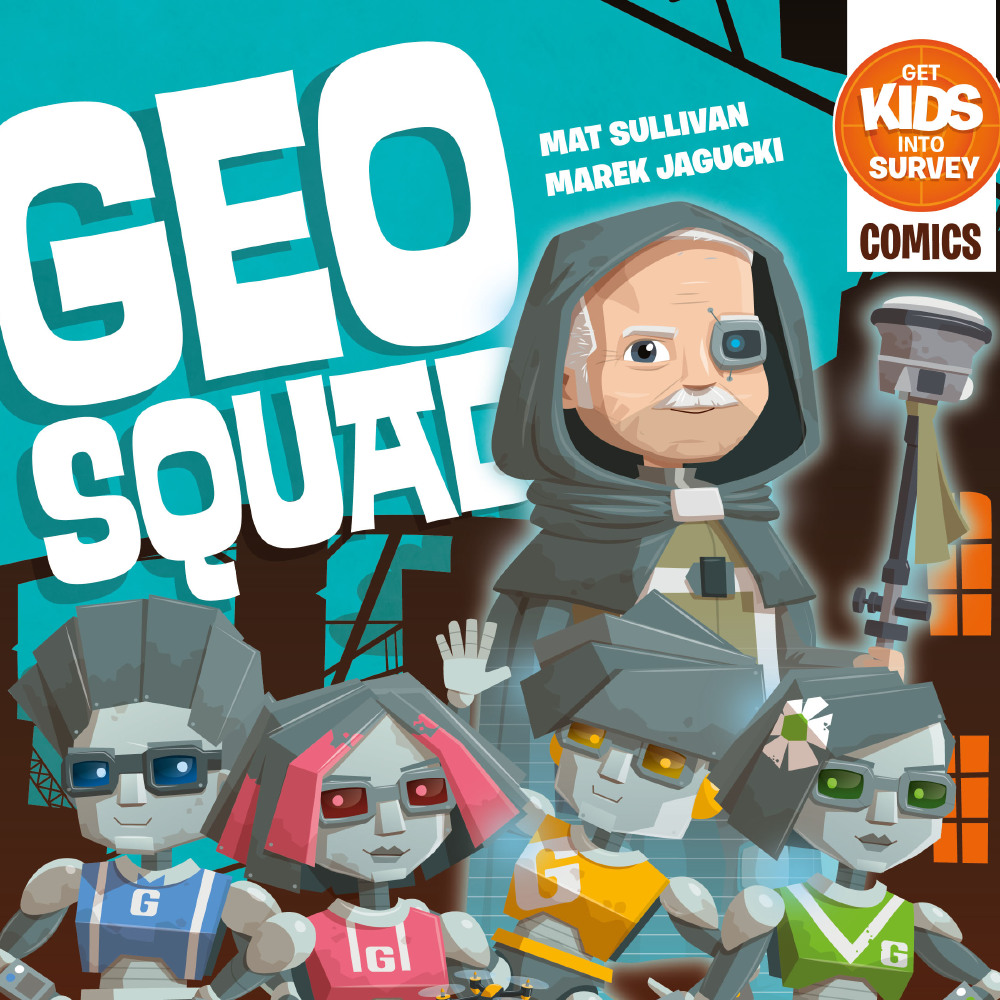 'The GeoSquad' comic book cover.