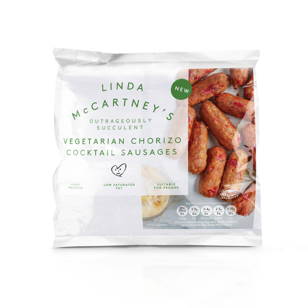 Linda McCartney's Vegetarian Chorizo Cocktail Sausages