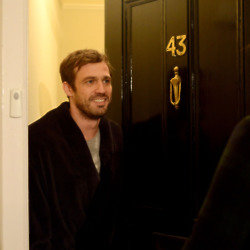 Jake finds Lauren at his doorstep / Credit: BBC