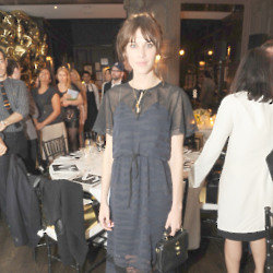 Alexa Chung is rarely seen without a Mulberry bag