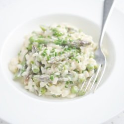 National Vegetarian Week: Asparagus and Pea Risotto Recipe