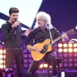 Adam Lambert and Brian May