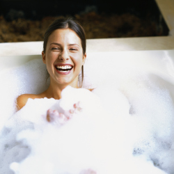 Enjoy a bubble bath today