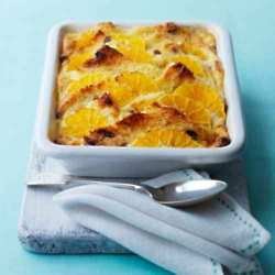 Panettone and Clementine Bread and Butter Pudding