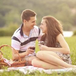  Couple on a picnic