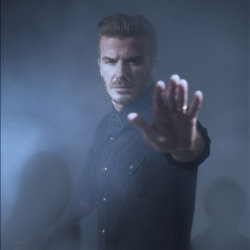 David Beckham in the UNICEF campaign/ Credit: Greg Williams