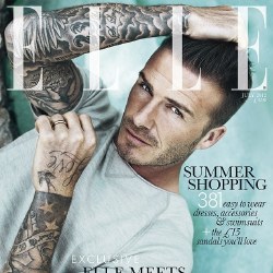 David Beckham covers Elle for July 2012