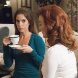 Marisol shares tea with Olivia