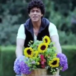 Shah Rukh Khan in a still from the video