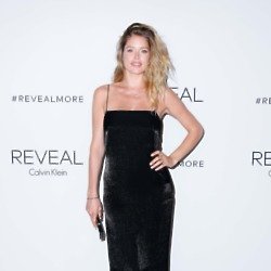 Doutzen Kroes at the Calvin Klein Reveal fragrance launch in New York