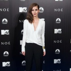 Emma Watson looks sexy in her J. Mendel look