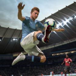 Kevin De Bruyne's still in action in FIFA 19 / Photo Credit: EA Sports