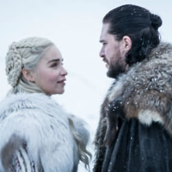 Stare at each other longingly like Dany and Jon