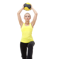 Why not try a medicine ball with your workout