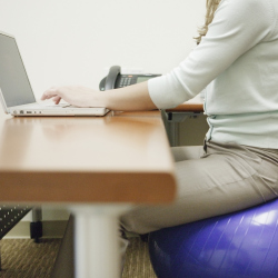 Don't let sitting down at work stop you from keeping active