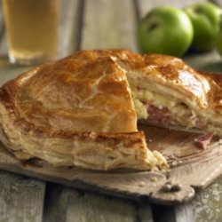 Ham and apple pie