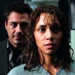 With Robert Downey Jr in Gothika 