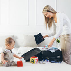 holiday toddler suitcase