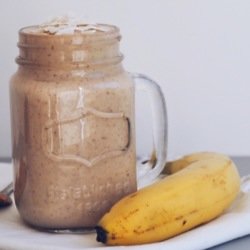 Post workout nut smoothie