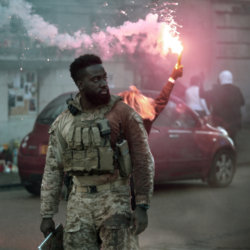 Shamier Anderson as Trevante in Invasion / Picture Credit: Apple TV+